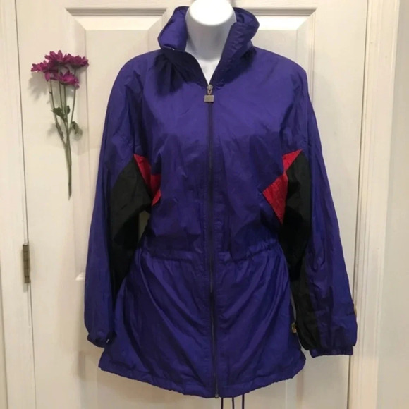 Vintage Head Women’s Windbreaker Zip Up M - Picture 2 of 13